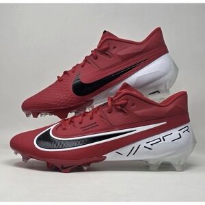 Men's Size 12 Nike Vapor Edge Elite 360 2 Red Black Football Cleats DA5457-600